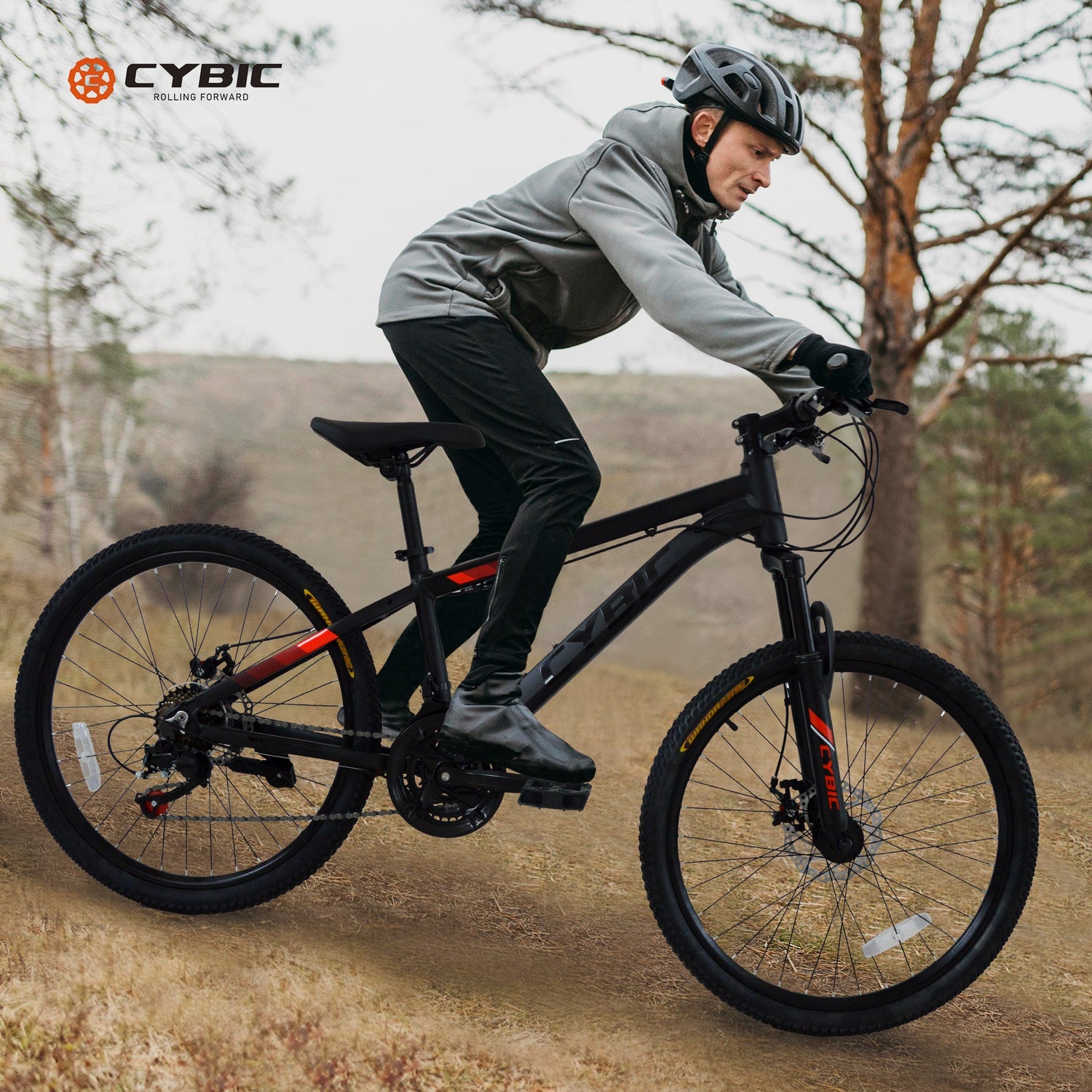 Urban Mobility Redefined: Cybicride 26" City Bike with 21-Speed Gearing and Disc Brakes