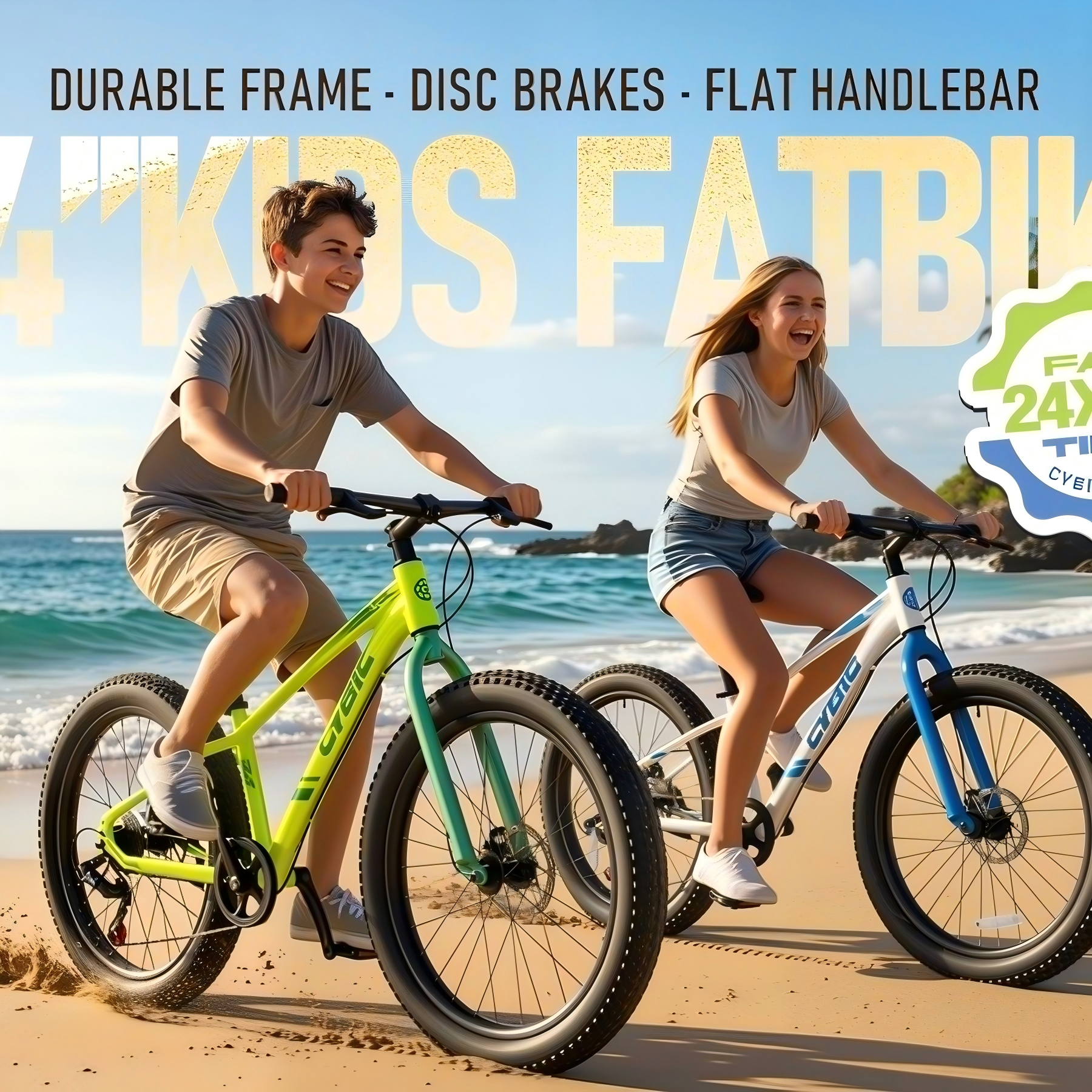 Explore More Together: Why a 24-Inch Fat Tire Bike Is Perfect for Young Riders and Weekend Adventures