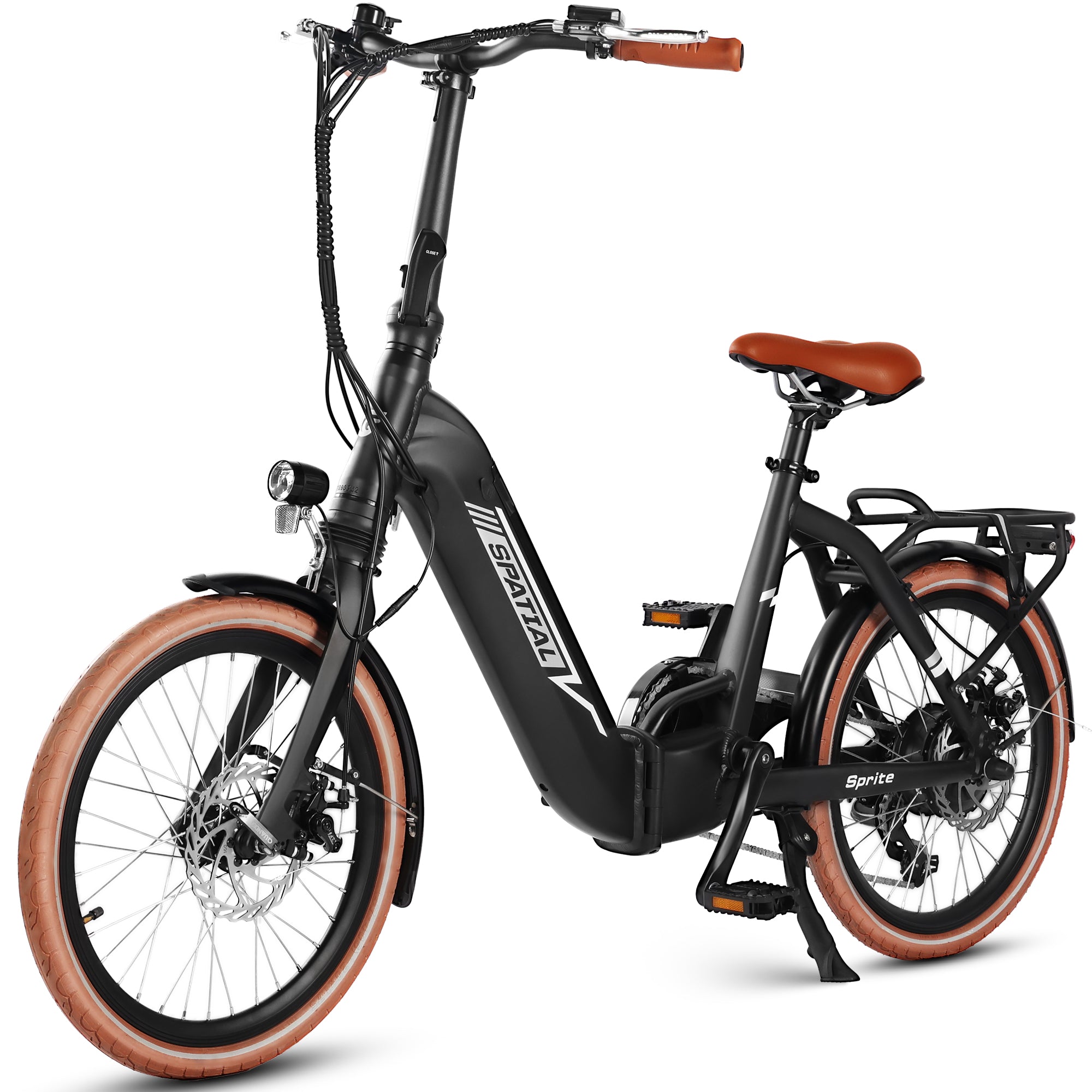Bicicleta eléctrica plegable E Bike 20" – Motor de 250W, Batería de 10.4Ah, 7 velocidades, Frenos de disco mecánicos, Pantalla LCD