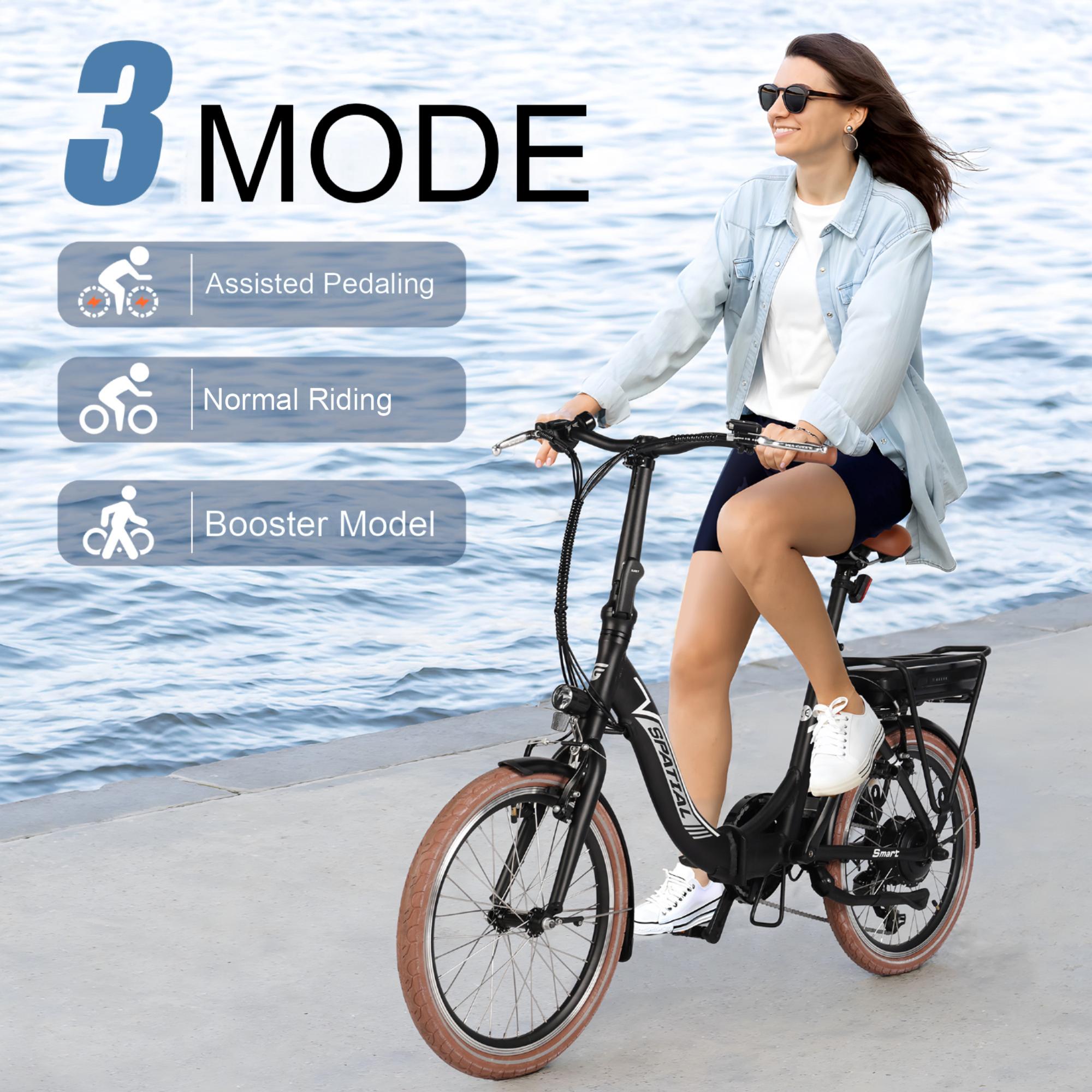 SPA2002 Folding Electric Bike – 250W Rear Drive | 10.4Ah Battery | 7-Speed | Lightweight Aluminum Frame