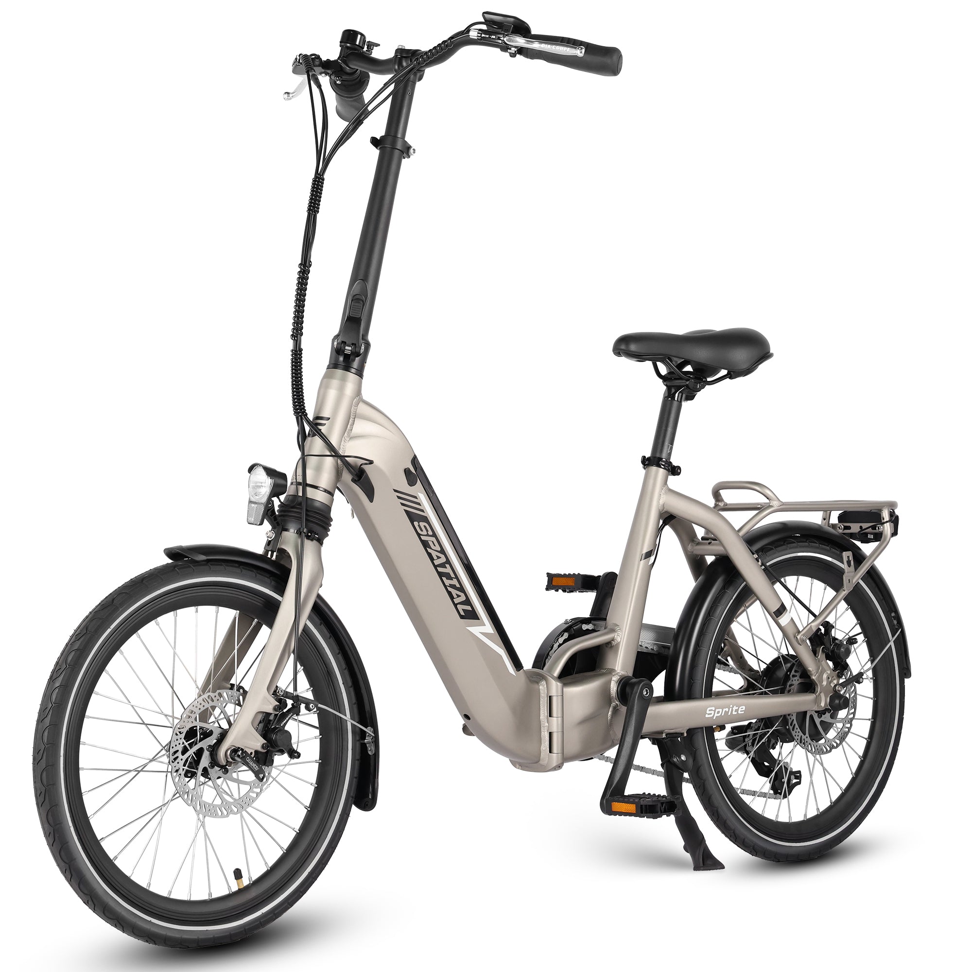 Bicicleta eléctrica plegable E Bike 20" – Motor de 250W, Batería de 10.4Ah, 7 velocidades, Frenos de disco mecánicos, Pantalla LCD