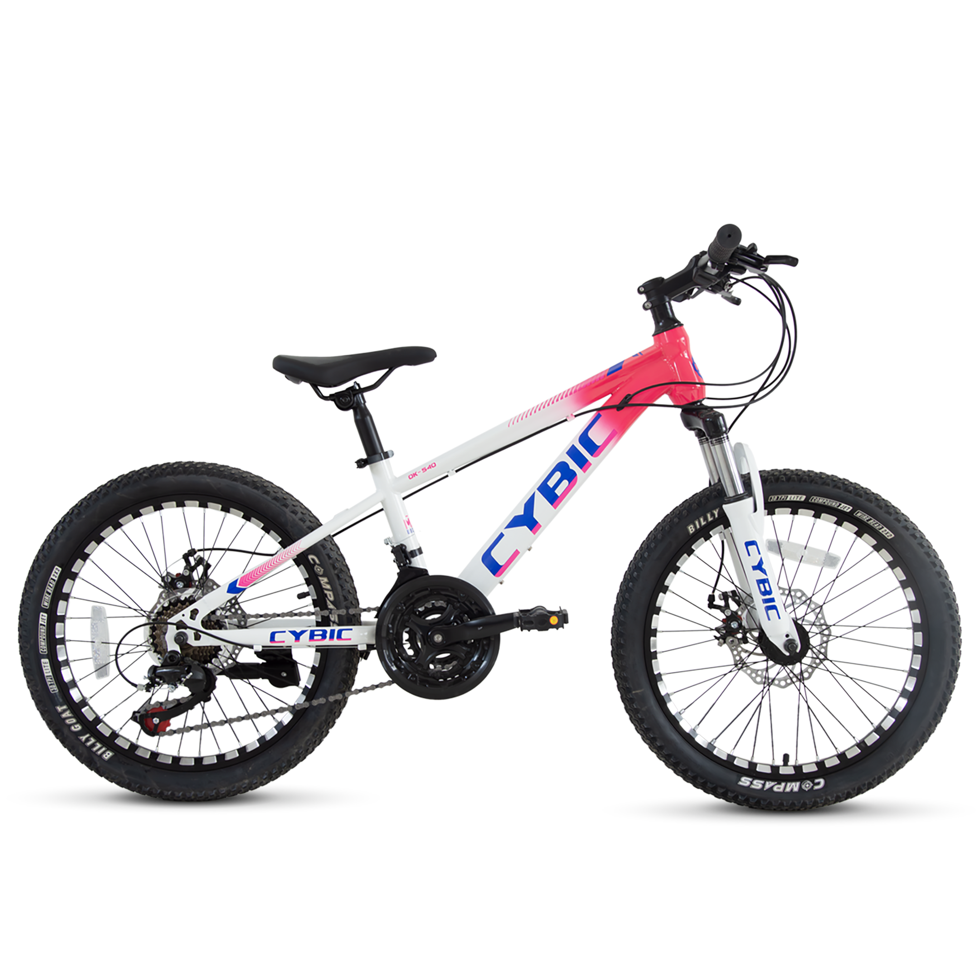 Bicicleta de montaña juvenil de 20", cuadro de hierro de 21 velocidades (varios colores)