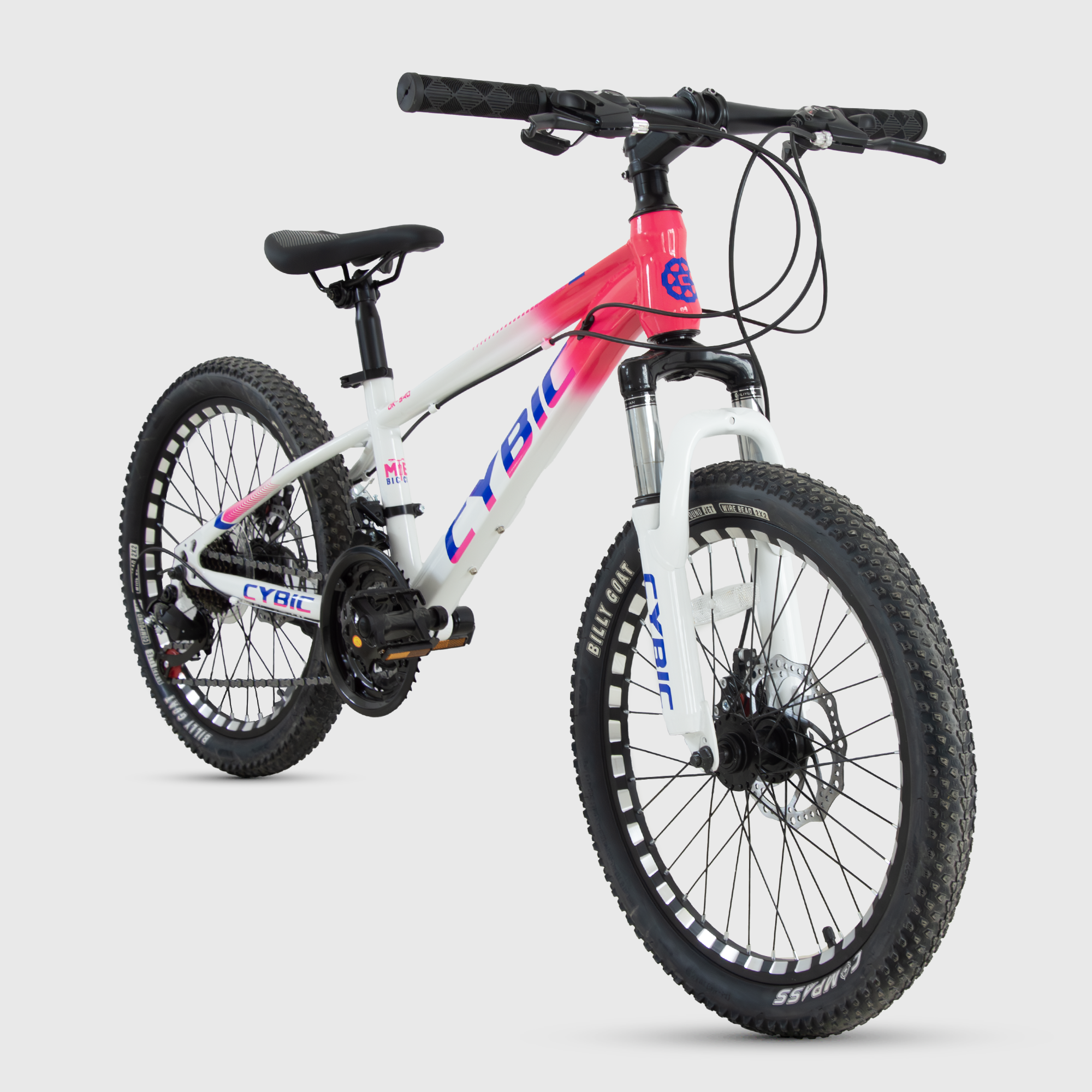 Bicicleta de montaña juvenil de 20", cuadro de hierro de 21 velocidades (varios colores)