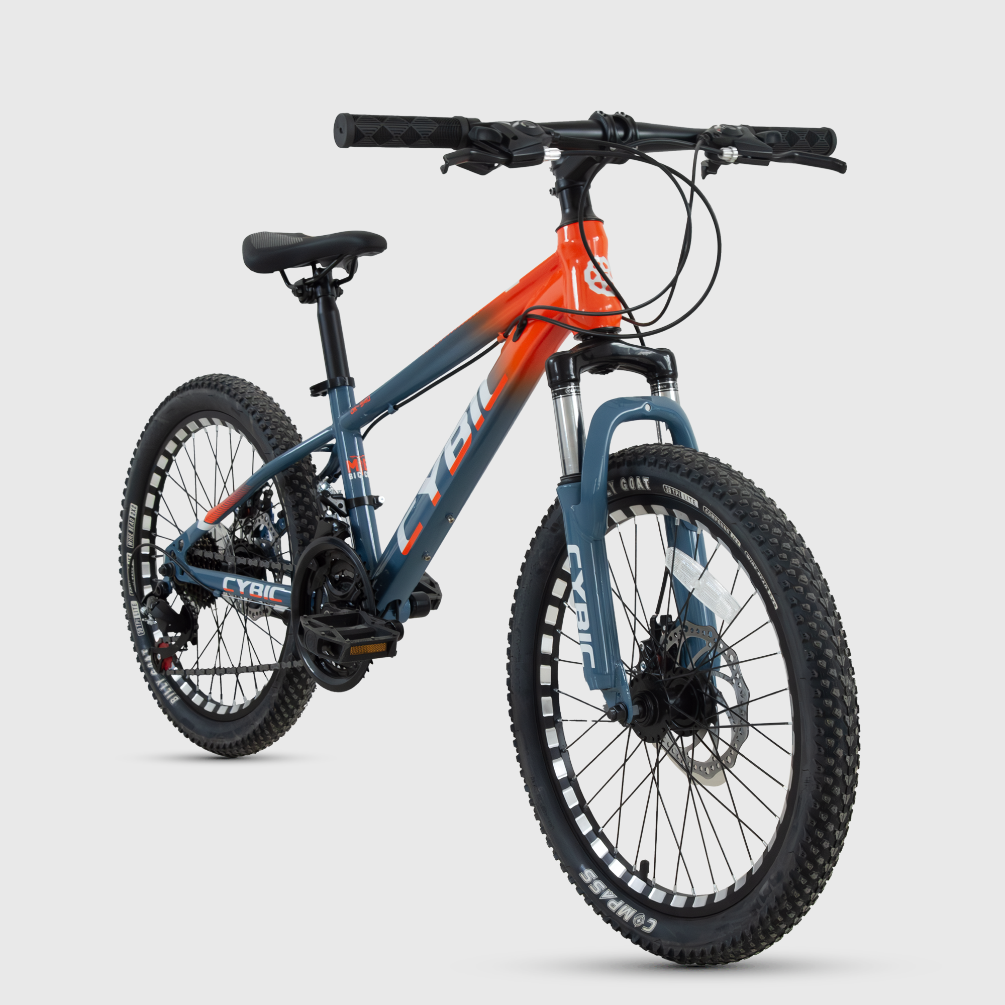 20" Youth Mountain Bike, 21-Speed Iron Frame – Multiple Colors