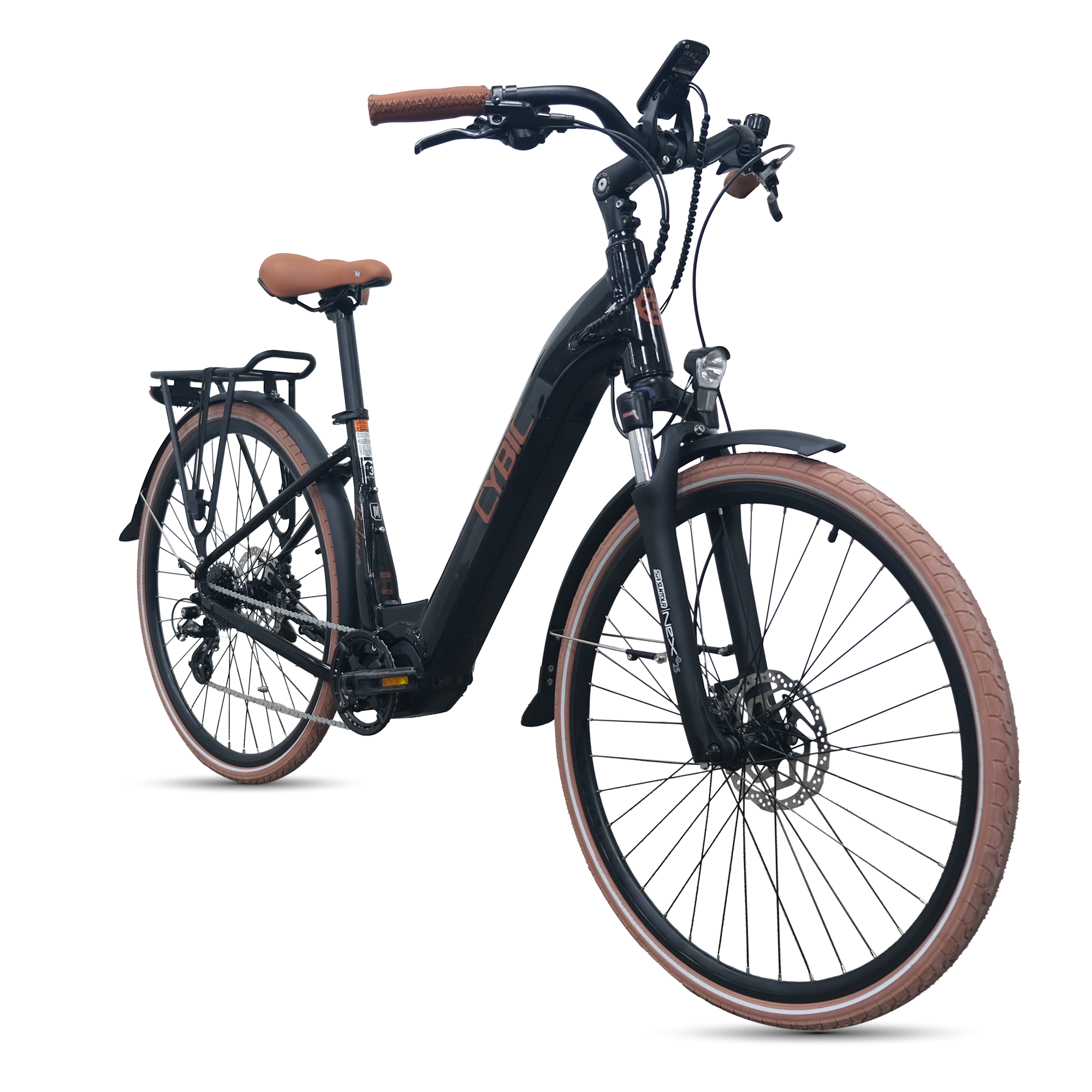 Bicicleta Eléctrica Urbana de Ciudad 700C – 32KM/H, 8 Velocidades, Motor Central