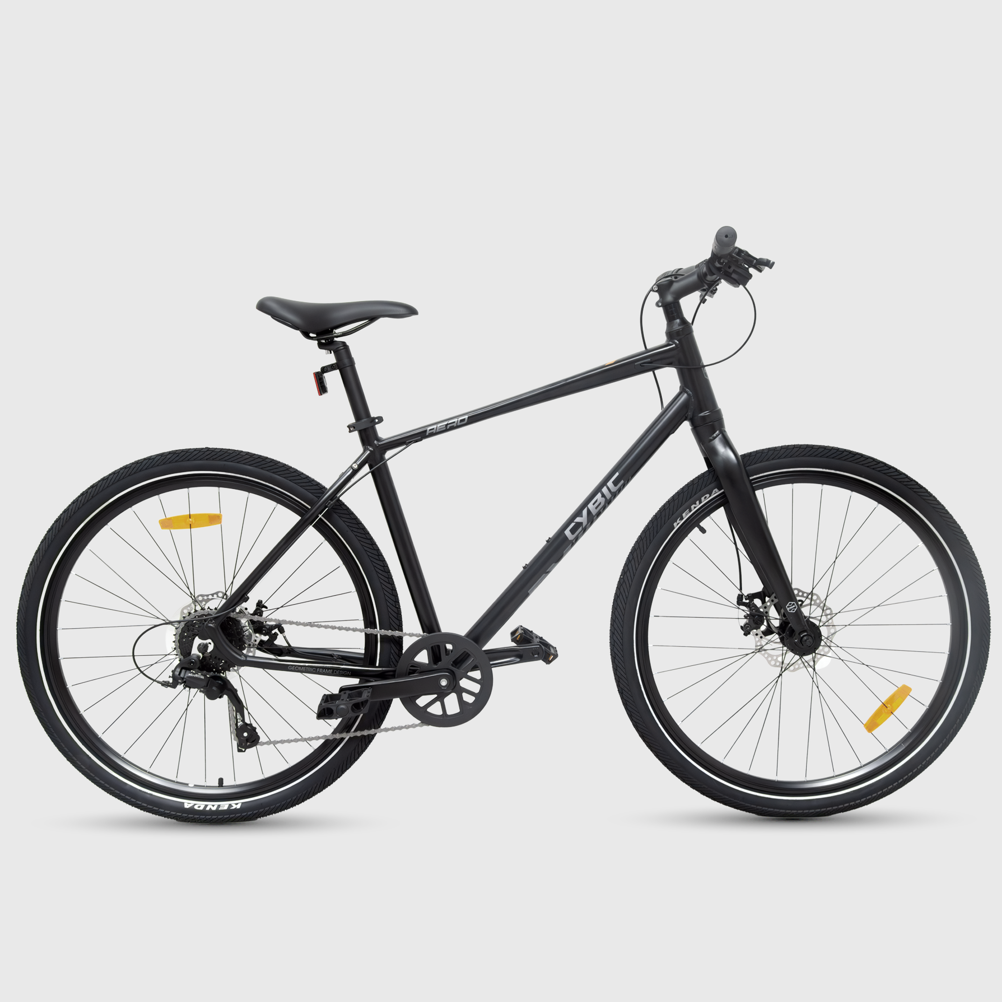 Vélo de route 700C Série – Vélo urbain léger en alliage 8 vitesses avec freins à disque