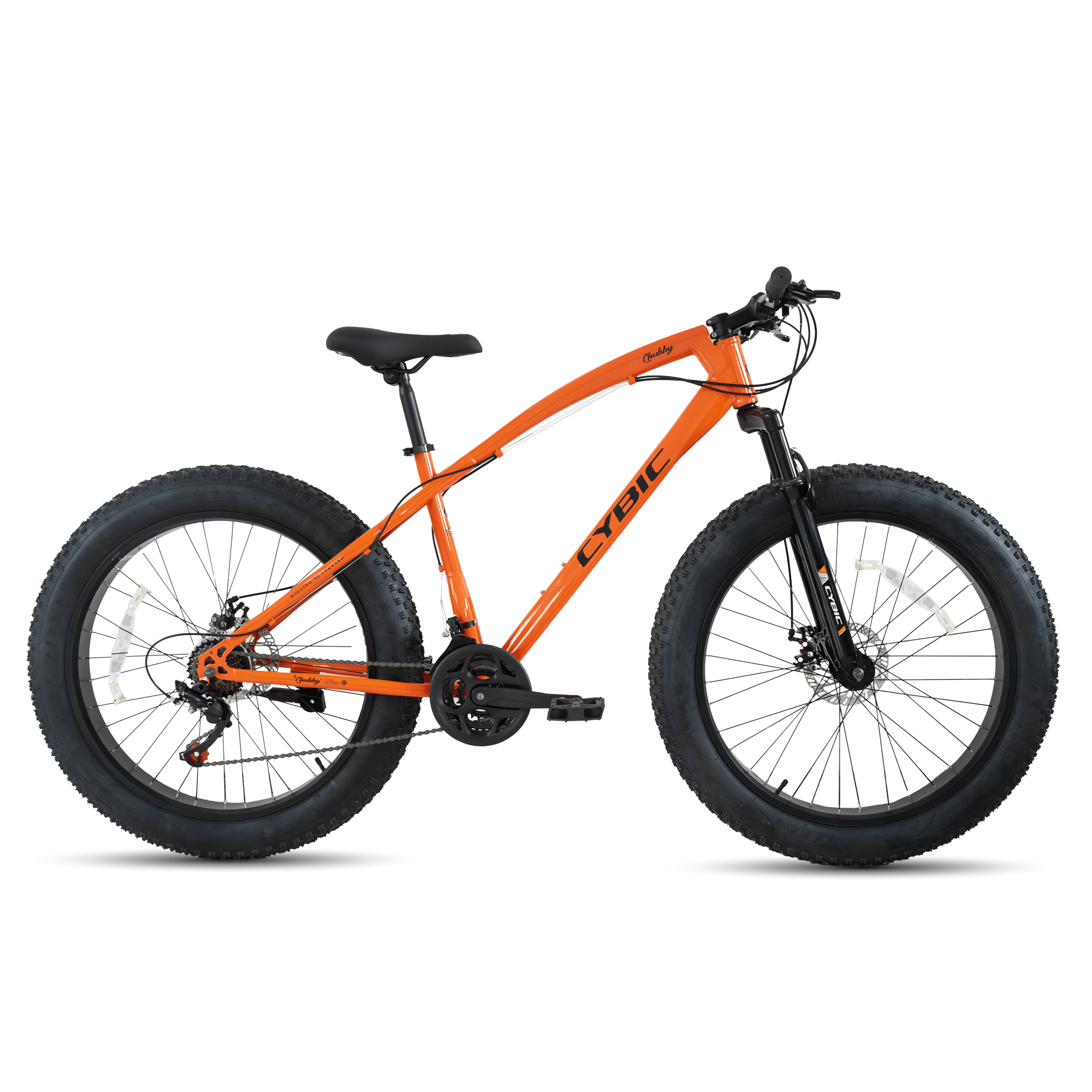 CYBIC Fat Tire Mountain Bike 26 inch Wheels, 21  Speeds